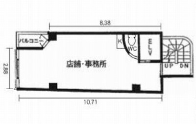 物件No.K2035居抜き大阪市北区天神橋2